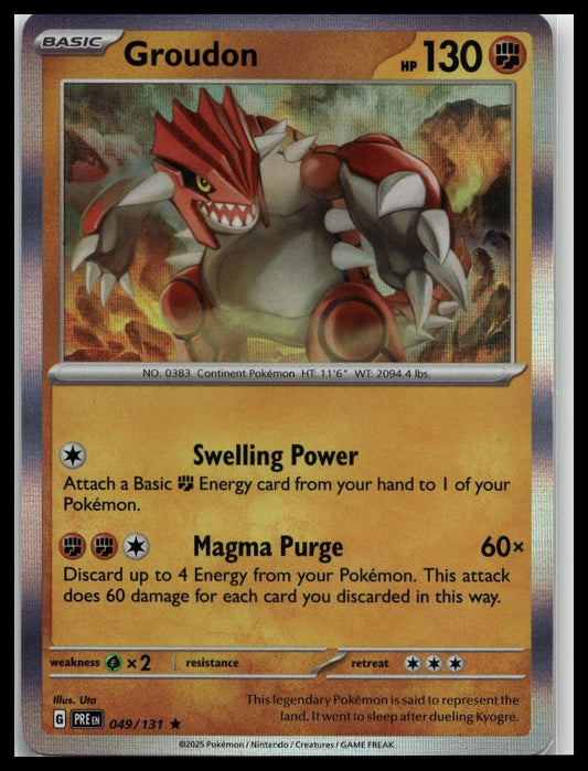 SV: Prismatic Evolutions #049/131 Groudon