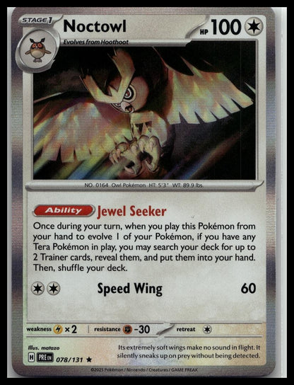 SV: Prismatic Evolutions #078/131 Noctowl