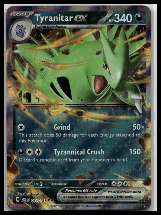 SV: Prismatic Evolutions #064/131 Tyranitar ex