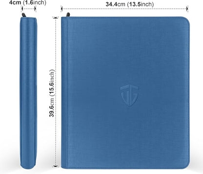 TCGuard  - 9-Pockets Toploader Binder - Navy Blue