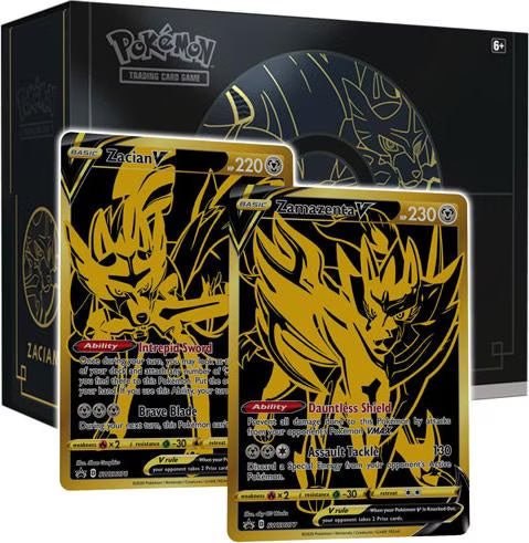 Pokémon Sword & Shield zacian & zamazenta Ultra Premium Collection English