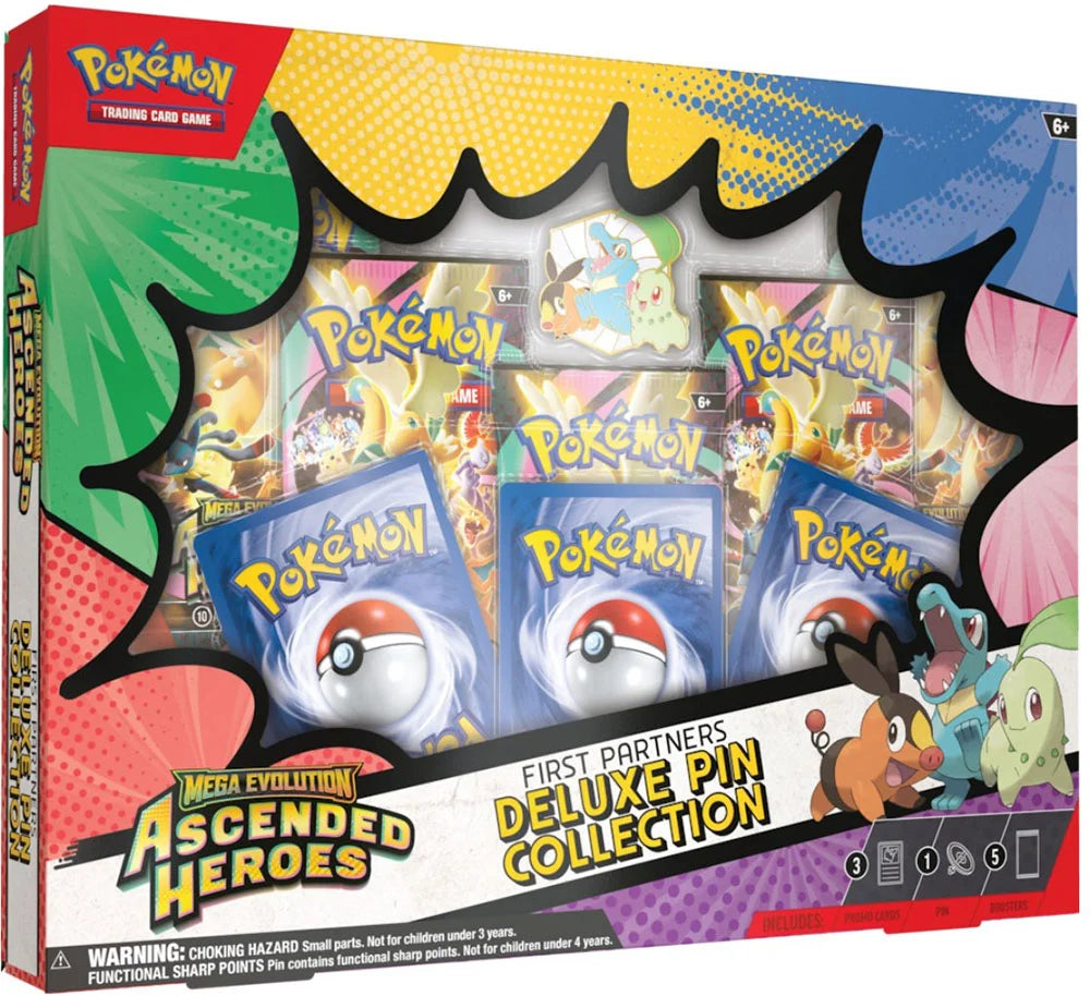 Pokémon TCG: ME2,5 Ascended Heroes First Partners Deluxe Pin Collectio ...