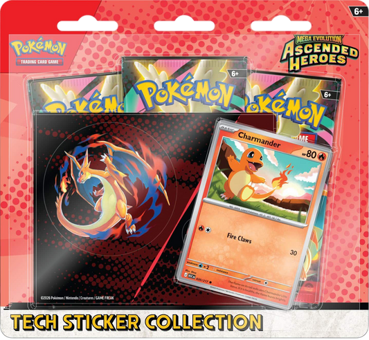 Pokémon TCG: ME2,5 Ascended Heroes! Tech Sticker Collections Charmander