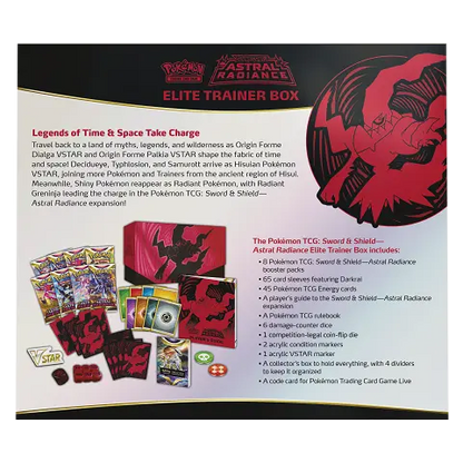 Pokemon TCG: Sword & Shield S10 Astral Radiance Elite Trainer Box