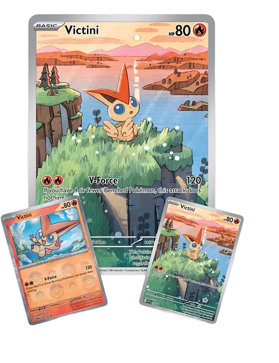 Pokémon TCG: Scarlet & Violet 10.5 Black Bolt & White Flare Unova Victini Illustration Collection