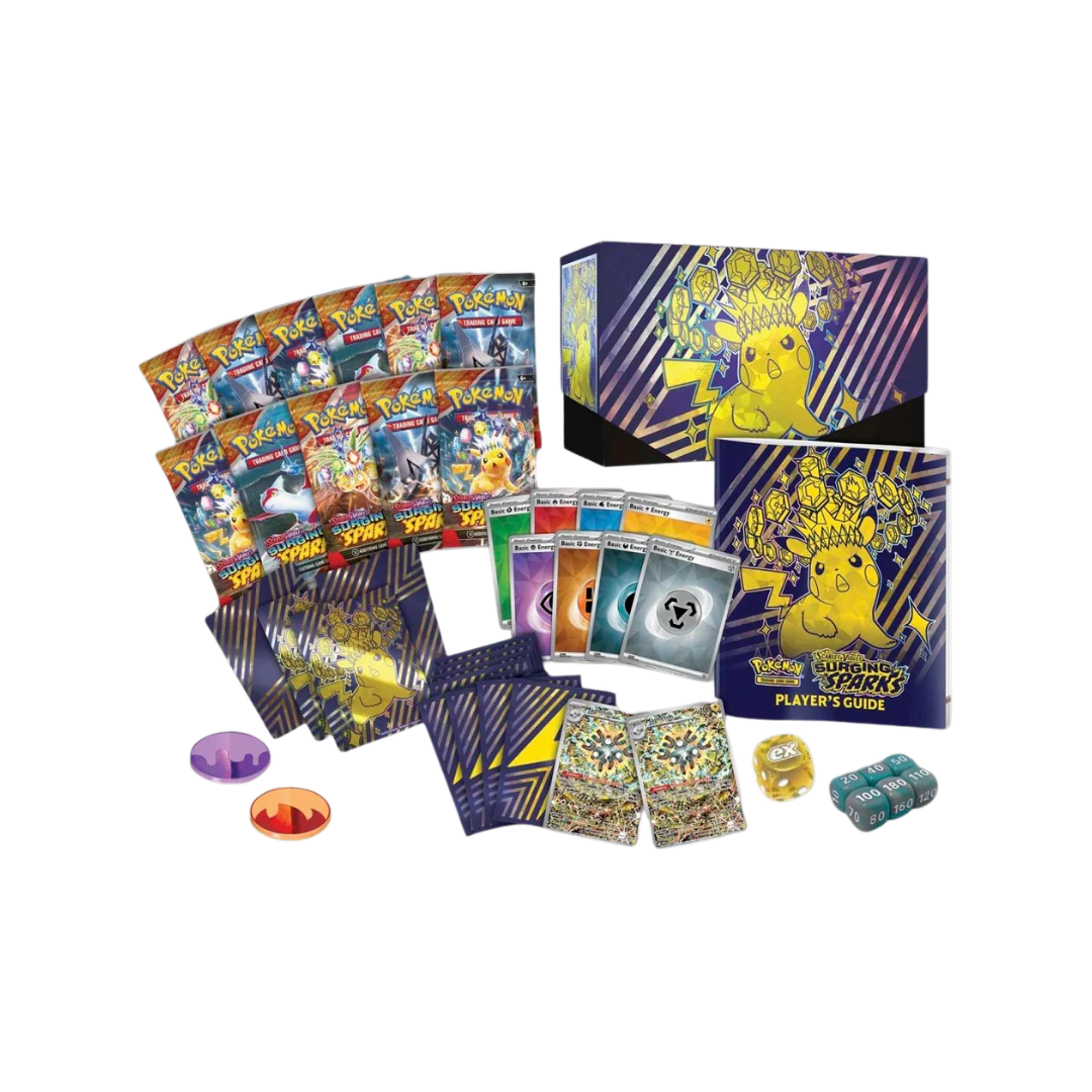 Pokémon TCG: Scarlet & Violet SV08 – Surging Spark Pokémon Center Elite Trainer Box