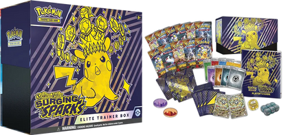 Pokémon TCG: Scarlet & Violet SV08 – Surging Spark Pokémon Center Elite Trainer Box