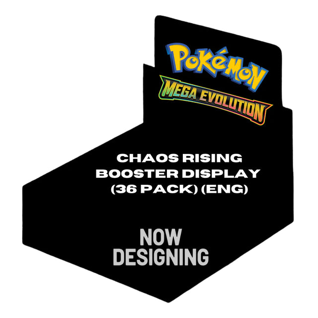 Pokémon TCG: Mega Evolution ME04 – Chaos Rising Booster Display