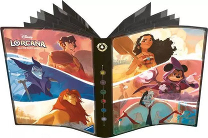 Disney Lorcana TCG: Set 5–8 Collect Binder — Mickey, Vaiana and Cruella De Vil
