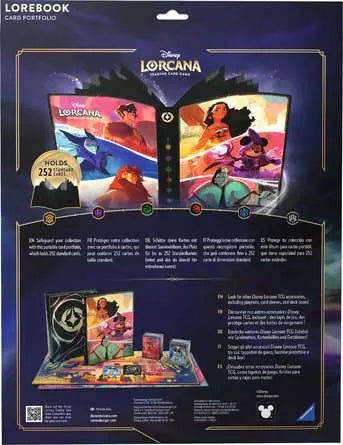 Disney Lorcana TCG: Set 5–8 Collect Binder — Mickey, Vaiana and Cruella De Vil