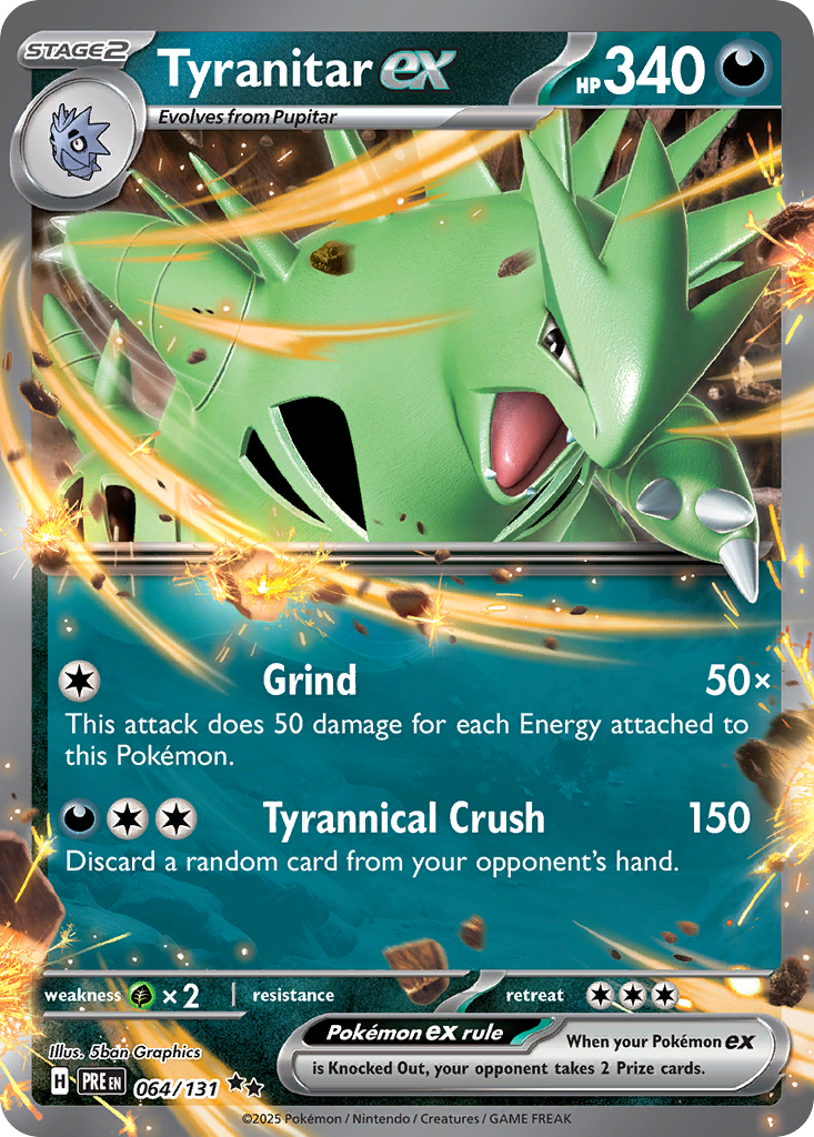 Pokémon TCG: Prismatic Evolutions – Lucario ex &amp; Tyranitar ex Premium Collection
