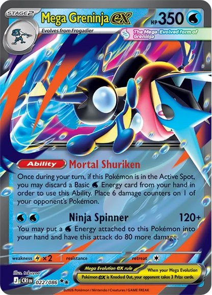 Pokémon TCG: Mega Greninja Ex Premium Collection