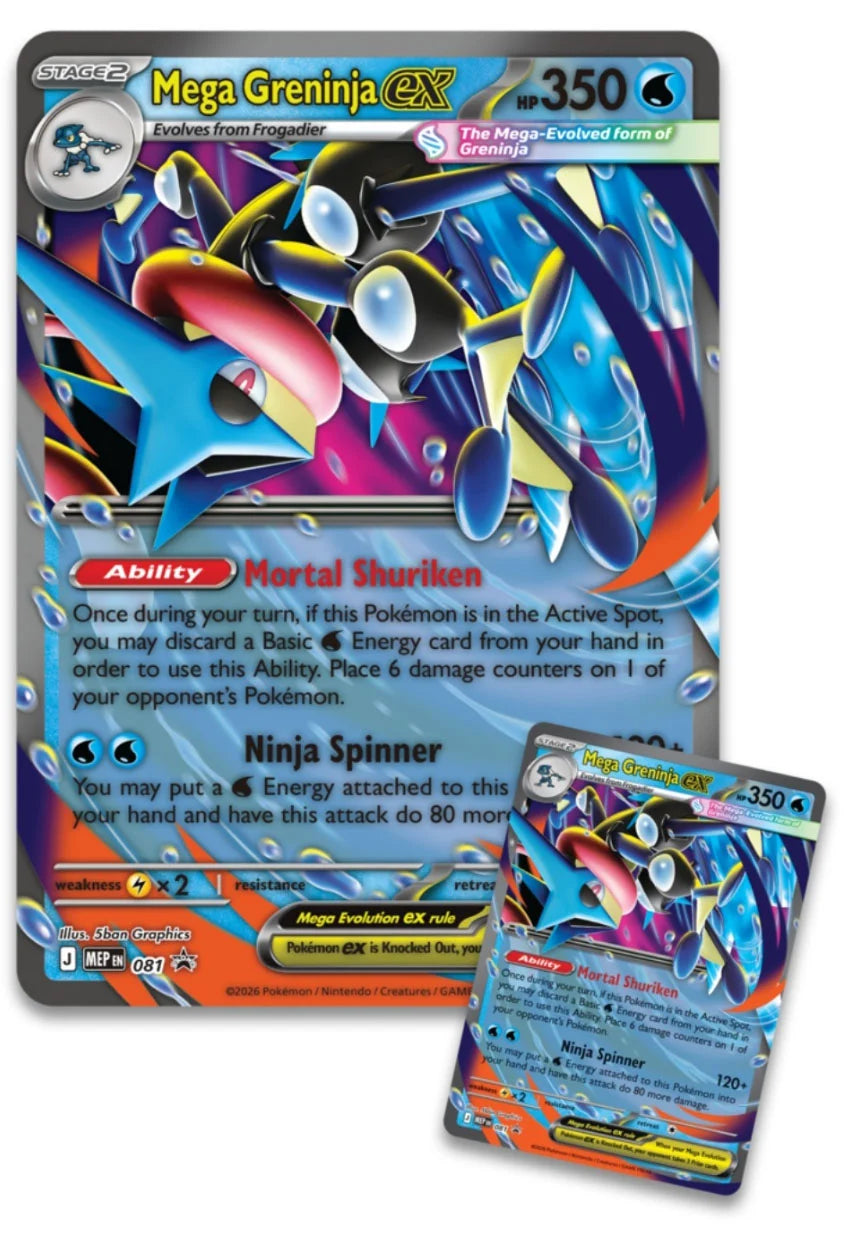 Pokémon TCG: Mega Greninja Ex Premium Collection