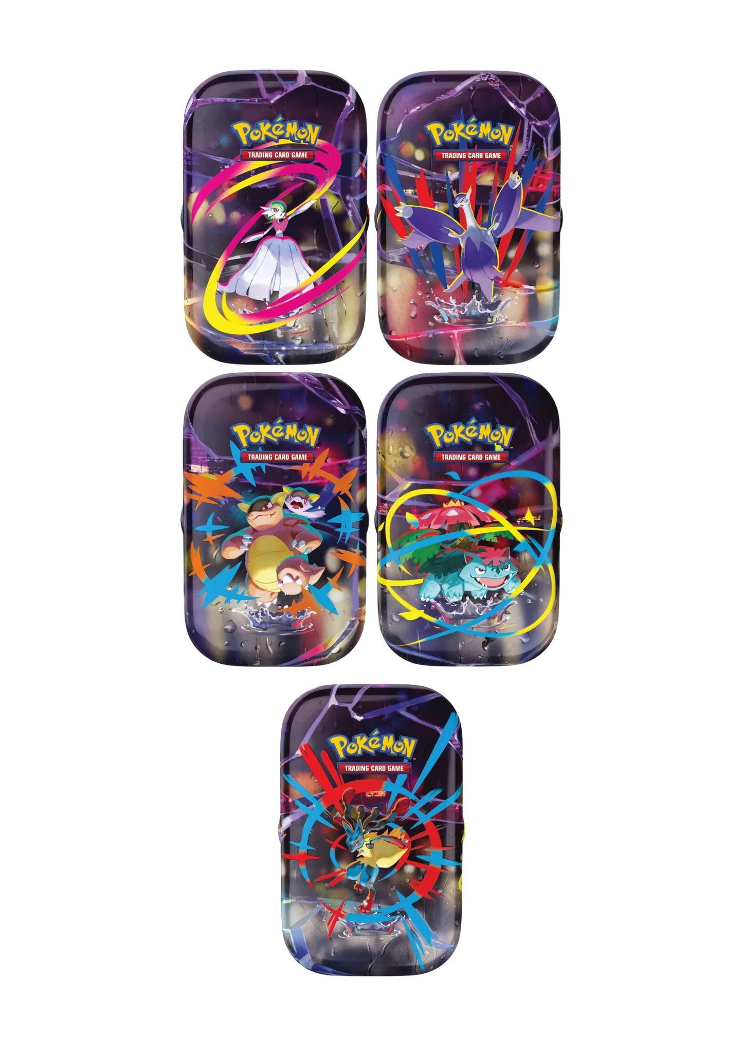 Pokémon ME01 Mega Evolution Mini Tin Display (10 Mini Tins)
