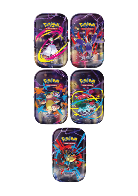 Pokémon ME01 Mega Evolution Mini Tin Set (5 Mini Tins)