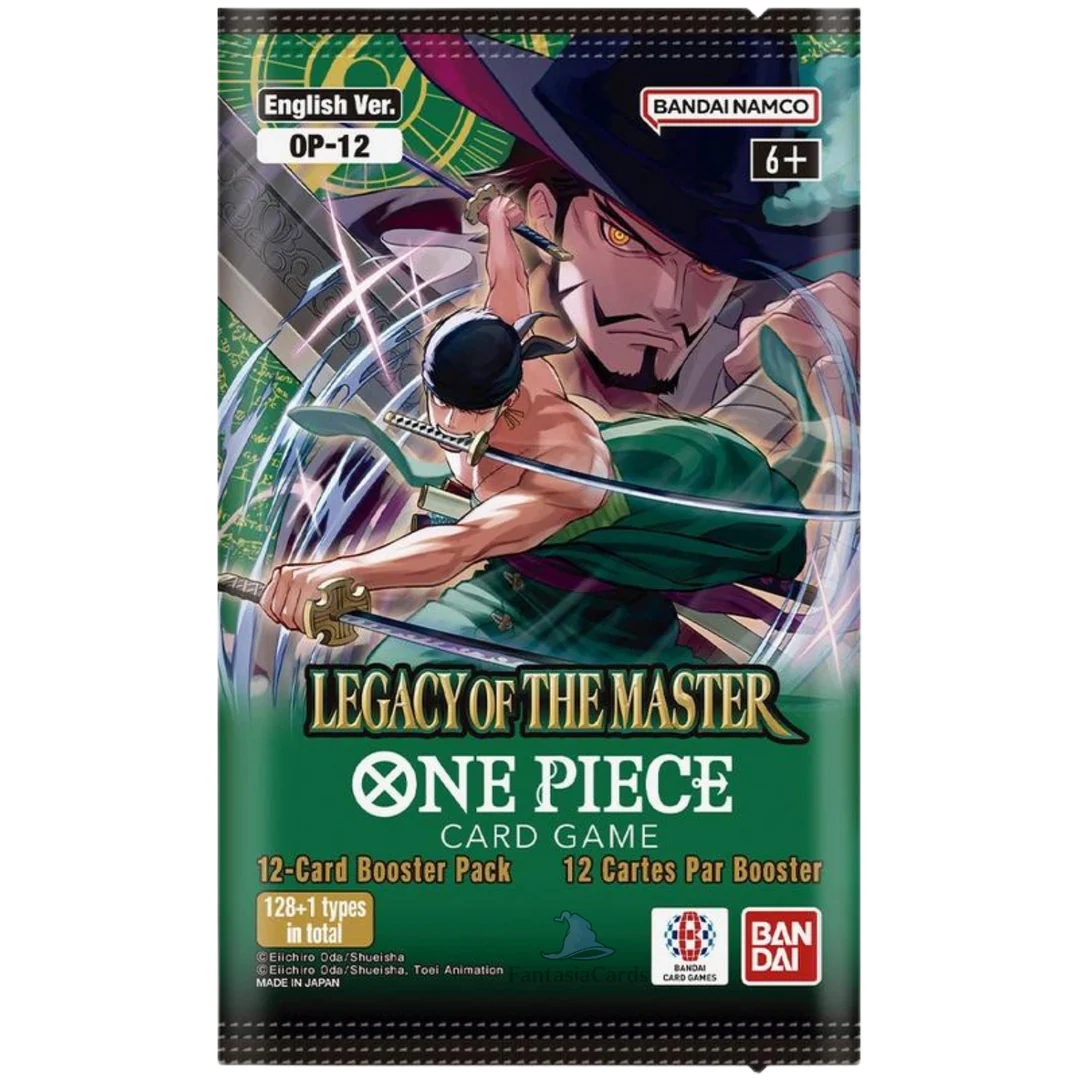 One Piece Card Game - OP12 Legacy of the Master Booster (12 Cards)