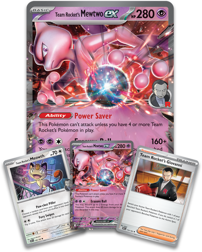 Pokémon Team Rocket's Mewtwo ex Box