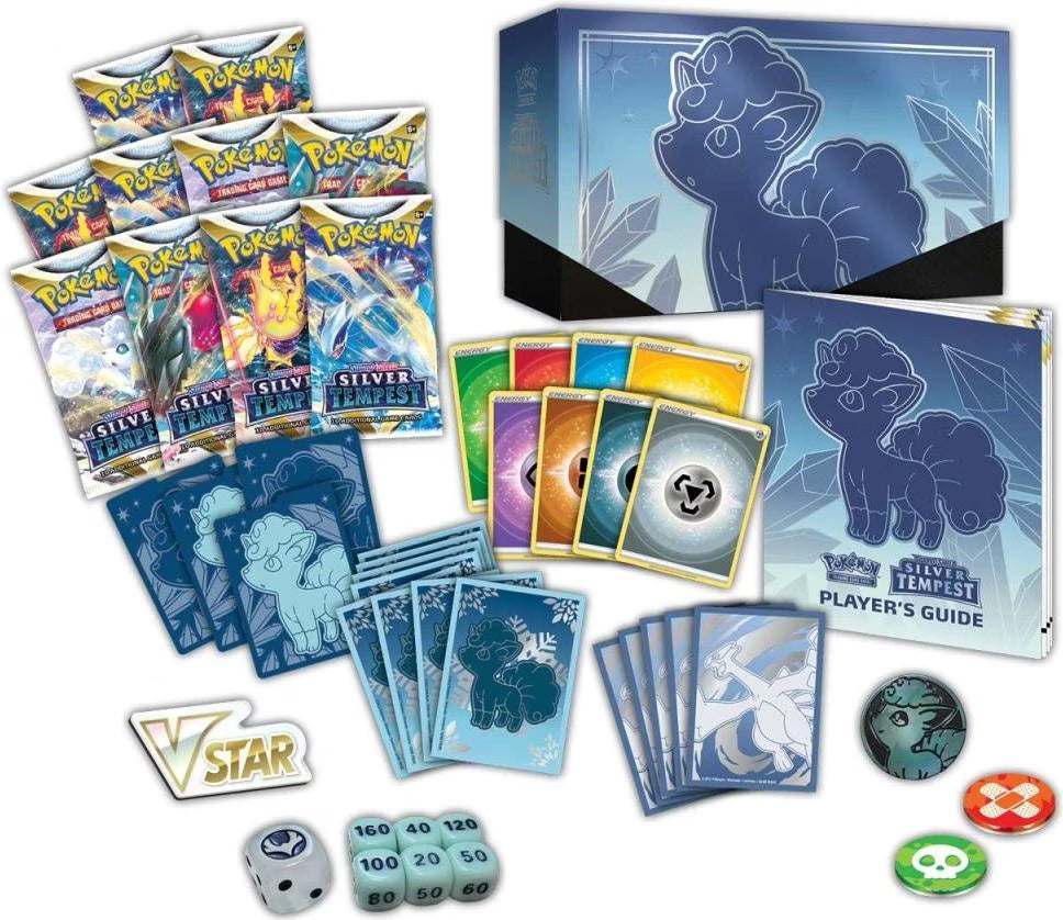 Sword & Shield Pokemon Center Silver Tempest Elite Trainer Box
