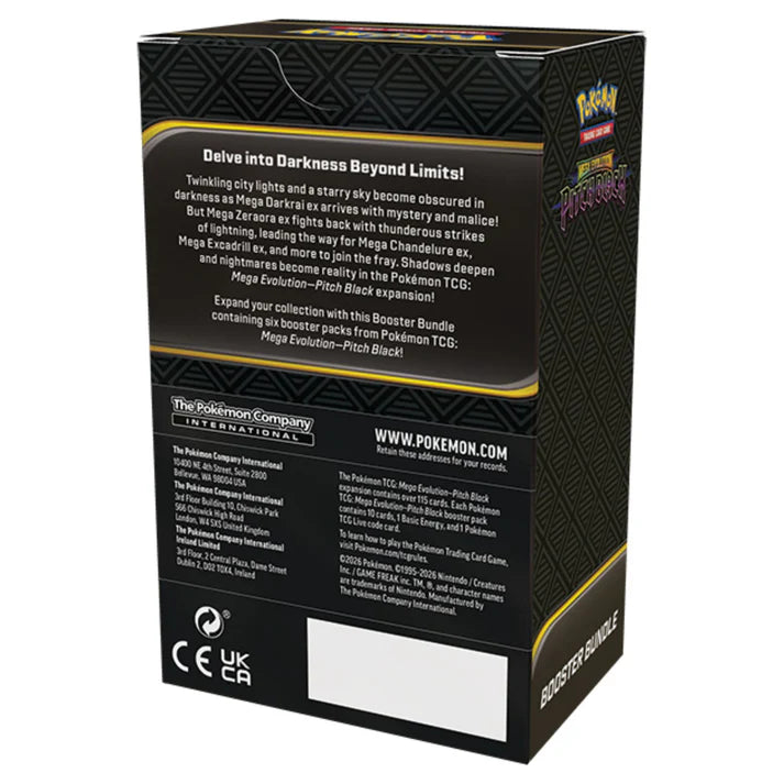 Pokemon Mega Evolution Pitch Black Booster Bundle