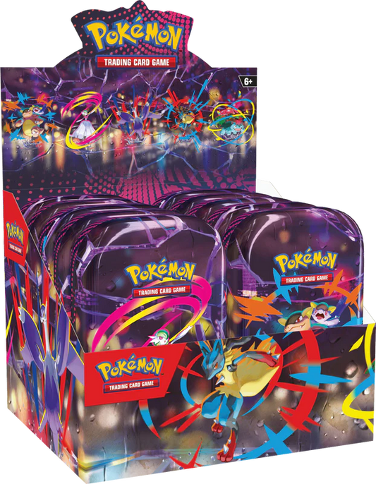 Pokémon ME01 Mega Evolution Mini Tin Display (10 Mini Tins)