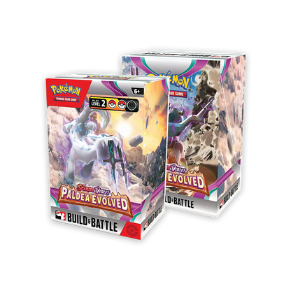 Pokémon Scarlet and Violet SV02 Paldea Evolved Build and Battle Stadium (11 Boosters)