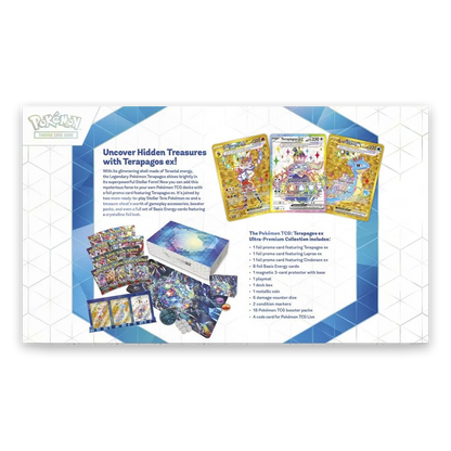 Pokémon Scarlet and Violet Ultra Premium Collection Terapagos Ex (18 Boosters)