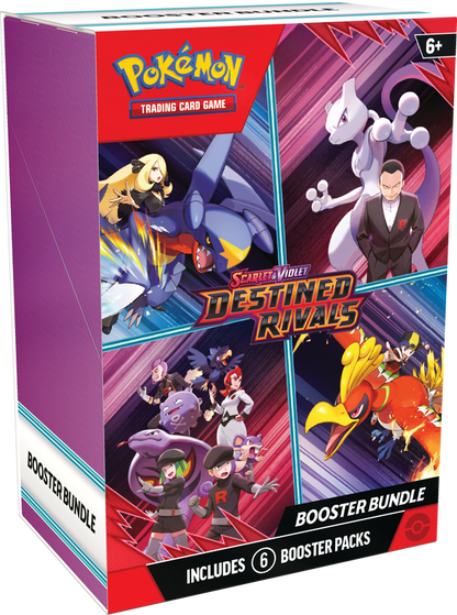 Pokémon TCG: Scarlet and Violet SV10 Destined Rivals Booster Bundle (6 Boosters)