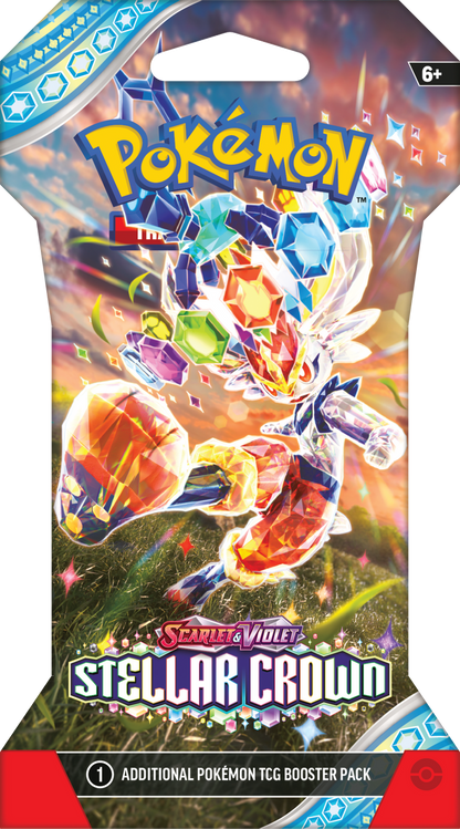 Pokémon TCG: Scarlet &amp; Violet SV07 – Stellar Crown Sleeved Booster