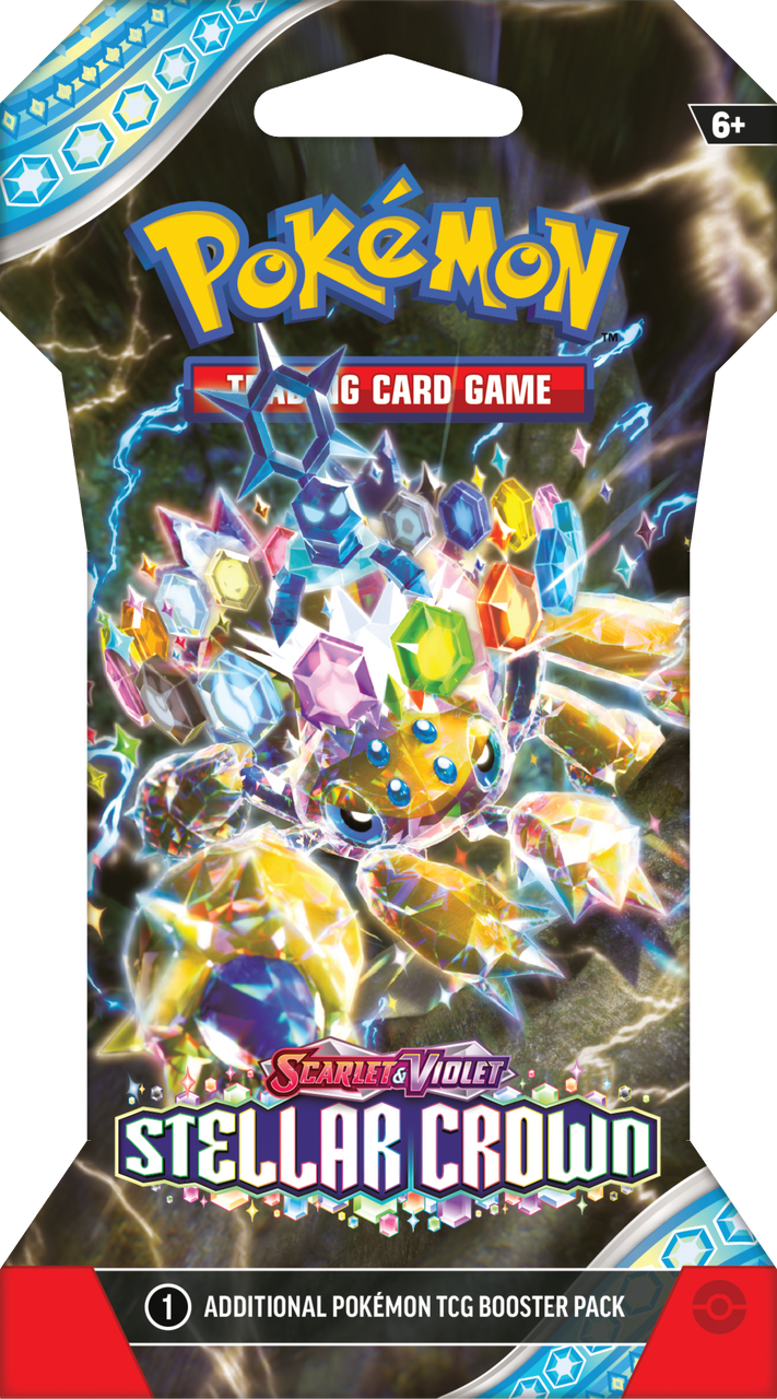 Pokémon TCG: Scarlet &amp; Violet SV07 – Stellar Crown Sleeved Booster