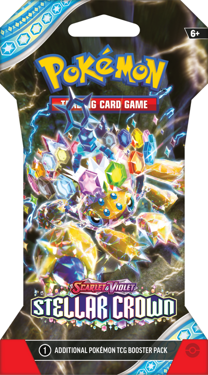 Pokémon TCG: Scarlet &amp; Violet SV07 – Stellar Crown Sleeved Booster