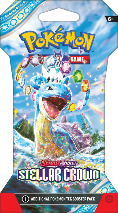Pokémon TCG: Scarlet &amp; Violet SV07 – Stellar Crown Sleeved Booster