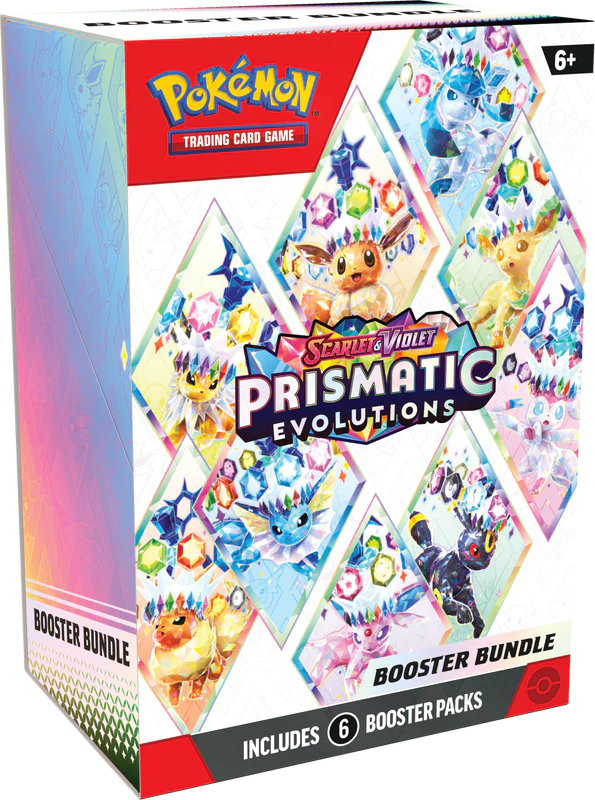 Pokémon TCG: Scarlet and Violet SV8.5 Prismatic Evolutions Booster Bundle