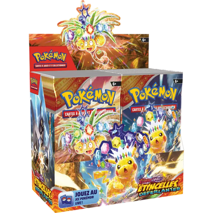 Pokémon TCG: Scarlet and Violet SV08 Surging Spark Booster Display