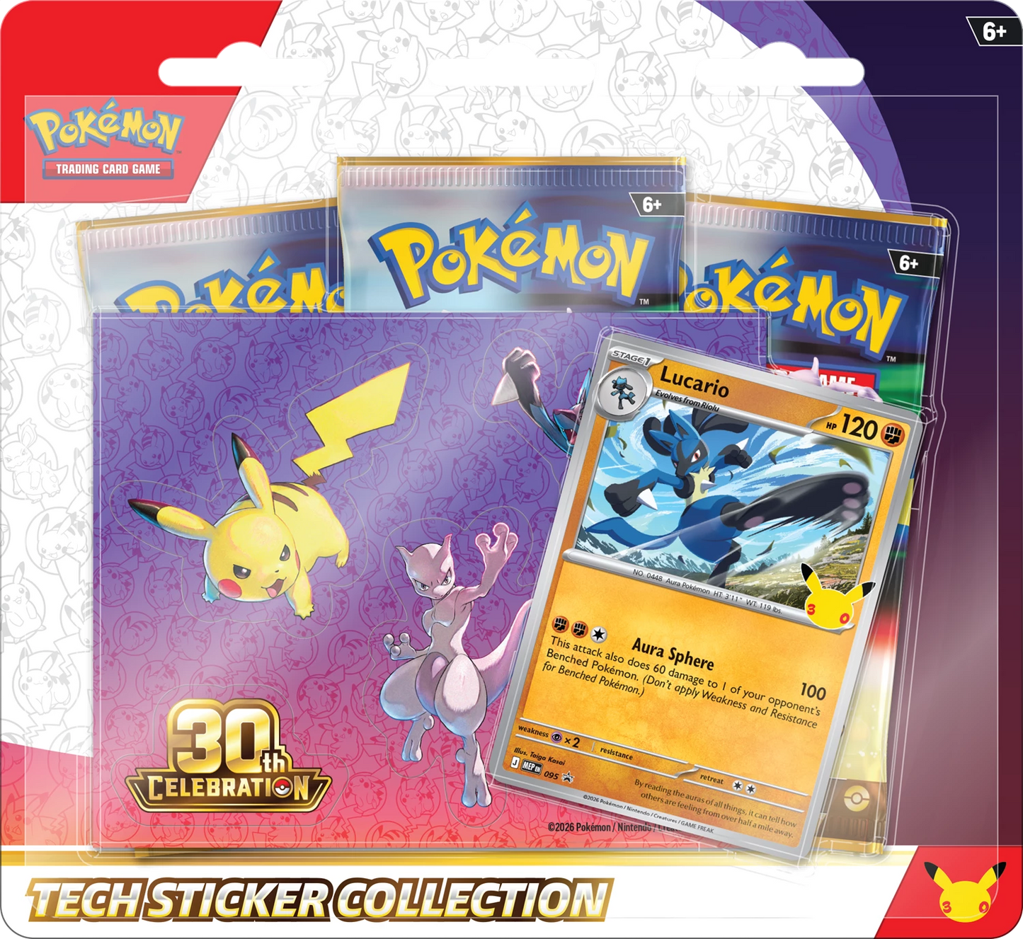 Pokémon TCG 30th Celebration Tech Sticker Collection
