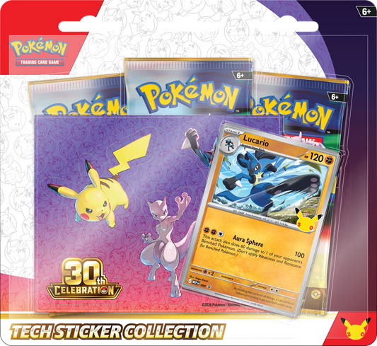 Pokémon TCG 30th Celebration Tech Sticker Collection