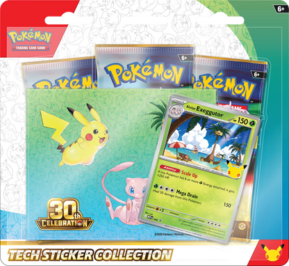 Pokémon TCG 30th Celebration Tech Sticker Collection