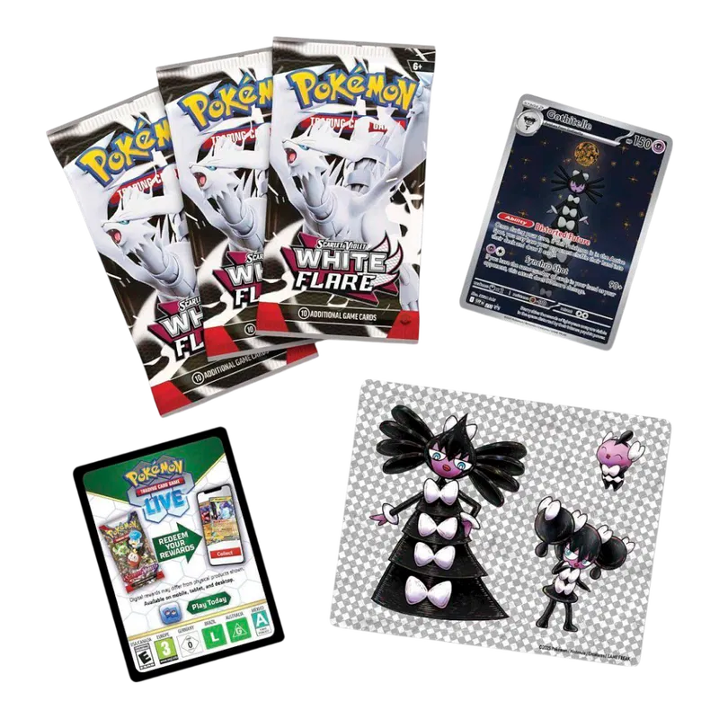 The Pokémon TCG: Scarlet & Violet 10.5 — White Flare Tech Sticker Collection