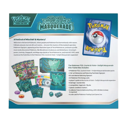 Pokémon Scarlet and Violet SV06 Twilight Masquerade Elite Trainer Box