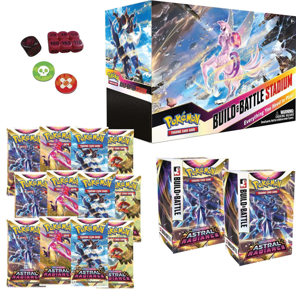 Pokemon TCG: Sword & Shield S10 Astral Radiance Build and Battle Box (12 Boosters)