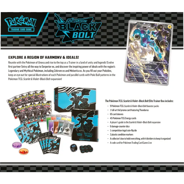 Pokémon TCG: Scarlet & Violet 10.5 Black Bolt ETB