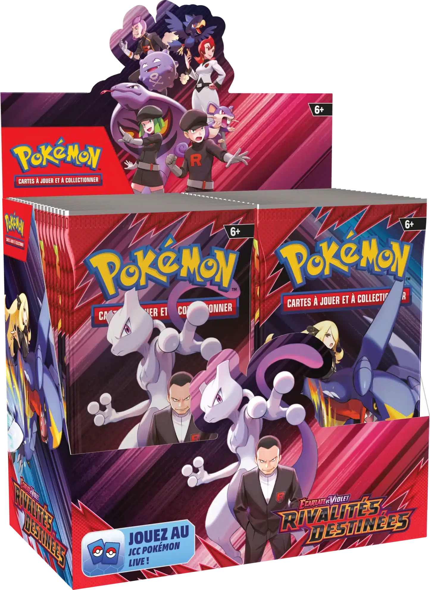 Pokémon SV10 Destined Rivals Booster Display