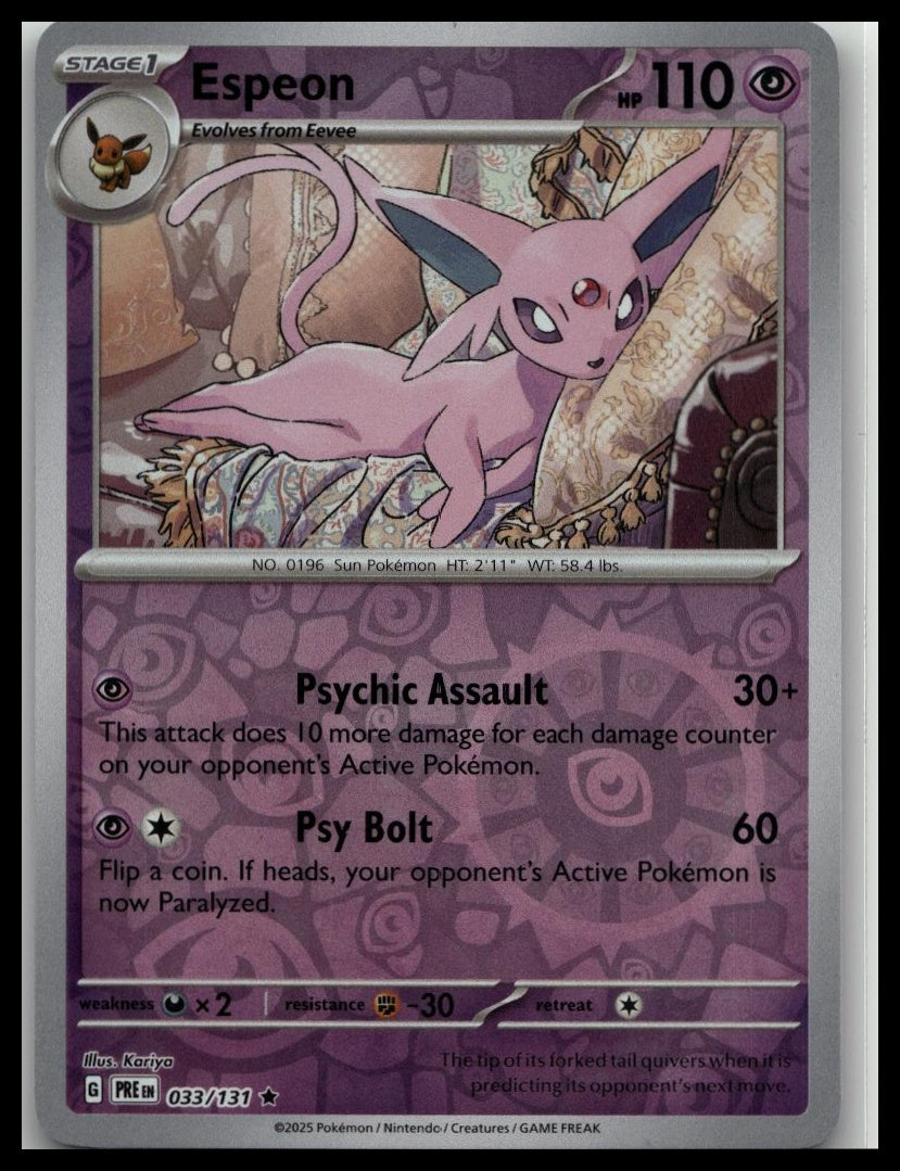 SV: Prismatic Evolutions #033/131 Espeon