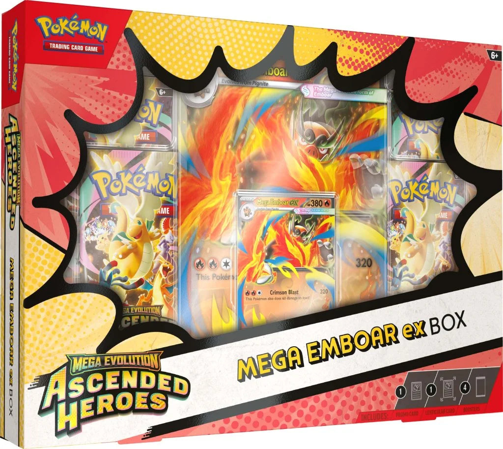 Pokémon TCG: ME2,5 Ascended Heroes Mega Emboar Ex Box