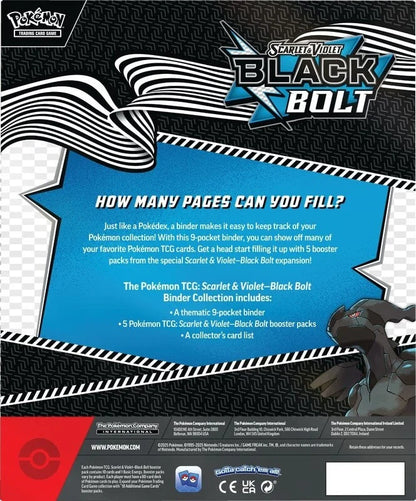 The Pokémon TCG: Scarlet & Violet 10.5 — Black Bolt Binder Collection