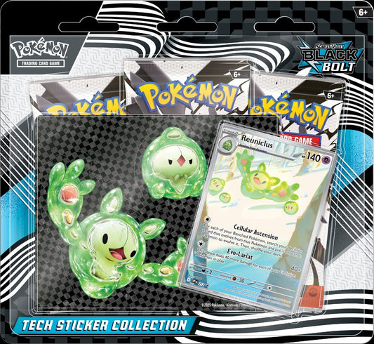 The Pokémon TCG: Scarlet & Violet 10.5 — Black Bolt Tech Sticker Collection