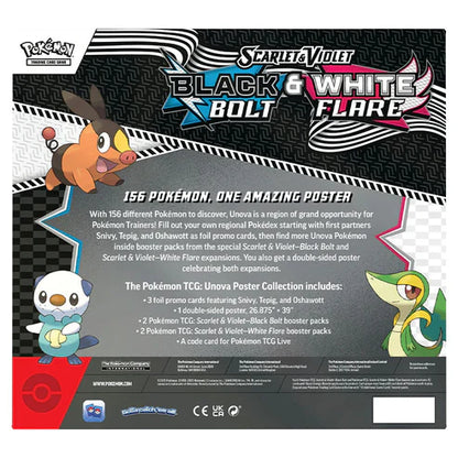 Pokémon TCG: Scarlet & Violet 10.5 Black Bolt & White Flare Unova Poster Collection