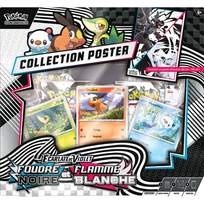 Pokémon TCG: Scarlet & Violet 10.5 Black Bolt & White Flare Unova Poster Collection