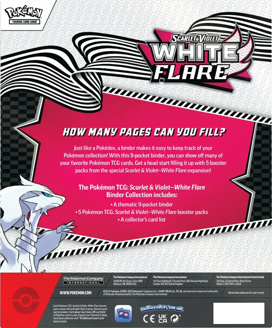 The Pokémon TCG: Scarlet & Violet 10.5 — White Flare Binder Collection