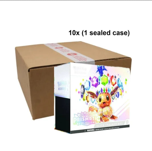 Pokémon TCG: Scarlet & Violet — Prismatic Evolutions Elite Trainer Box Case