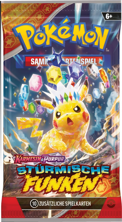 Pókemon TCG: Scarlet and Violet SV08 Surging Spark Booster